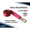 Tie 4 Safe 2" x 8' Off-Road Ratchet Tie Down Strap w/Snap Hook Auto Hauler Tow Truck Red, 2PK RT47-8-R-C-2 - alternate 4